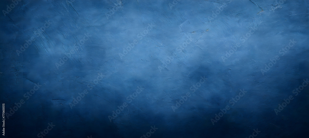 Fototapeta premium blue cement background, horizontal blank concrete wall. Generative AI.