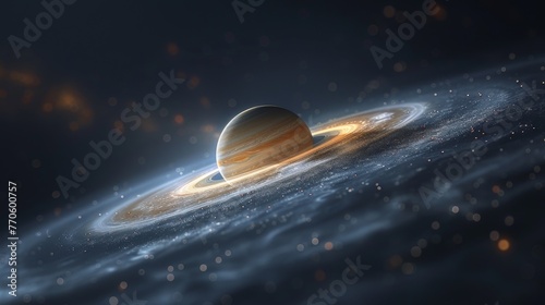  Saturn in space