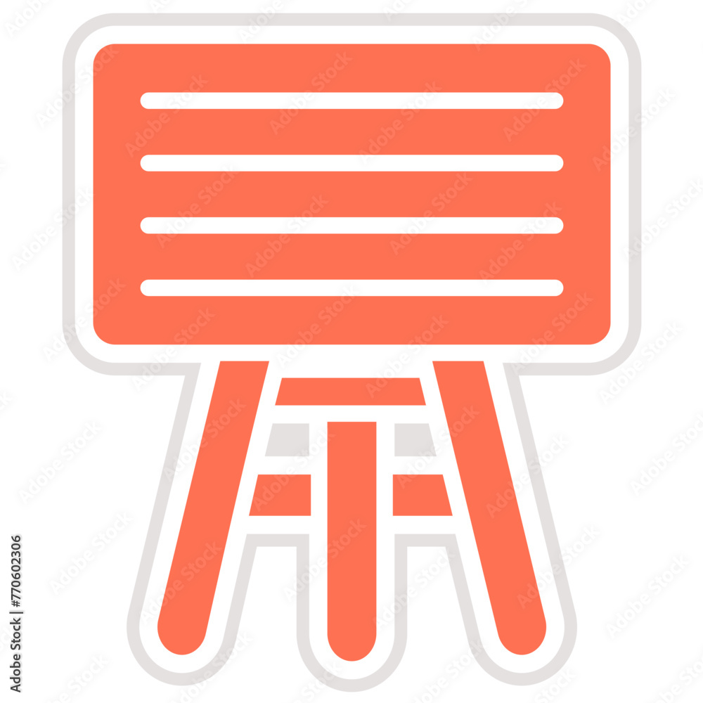 Whiteboard Vector Icon Design Illustration Whiteboard Vector Icon Design Illustration