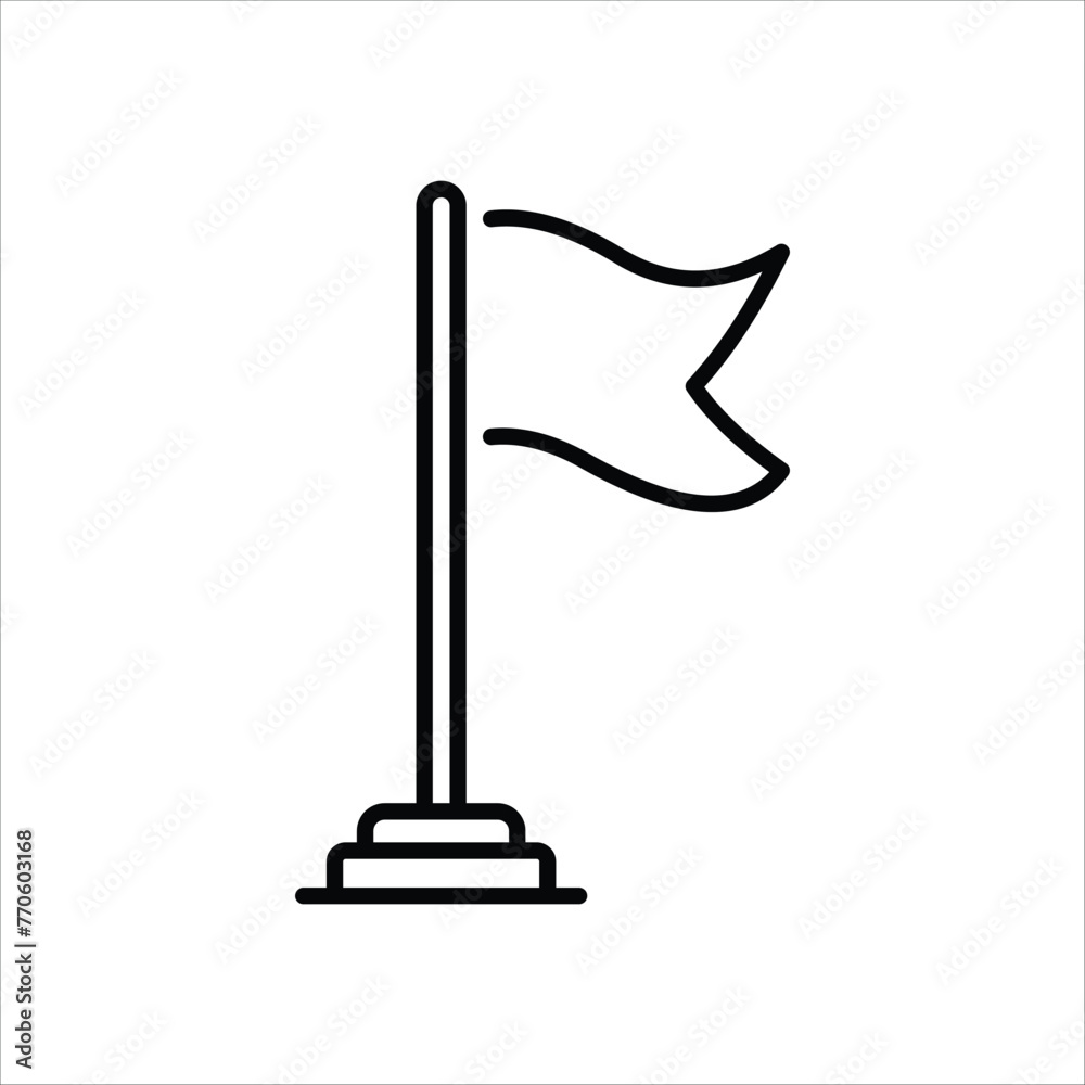 Flag icon editable stock vector Flag icon editable stock vector