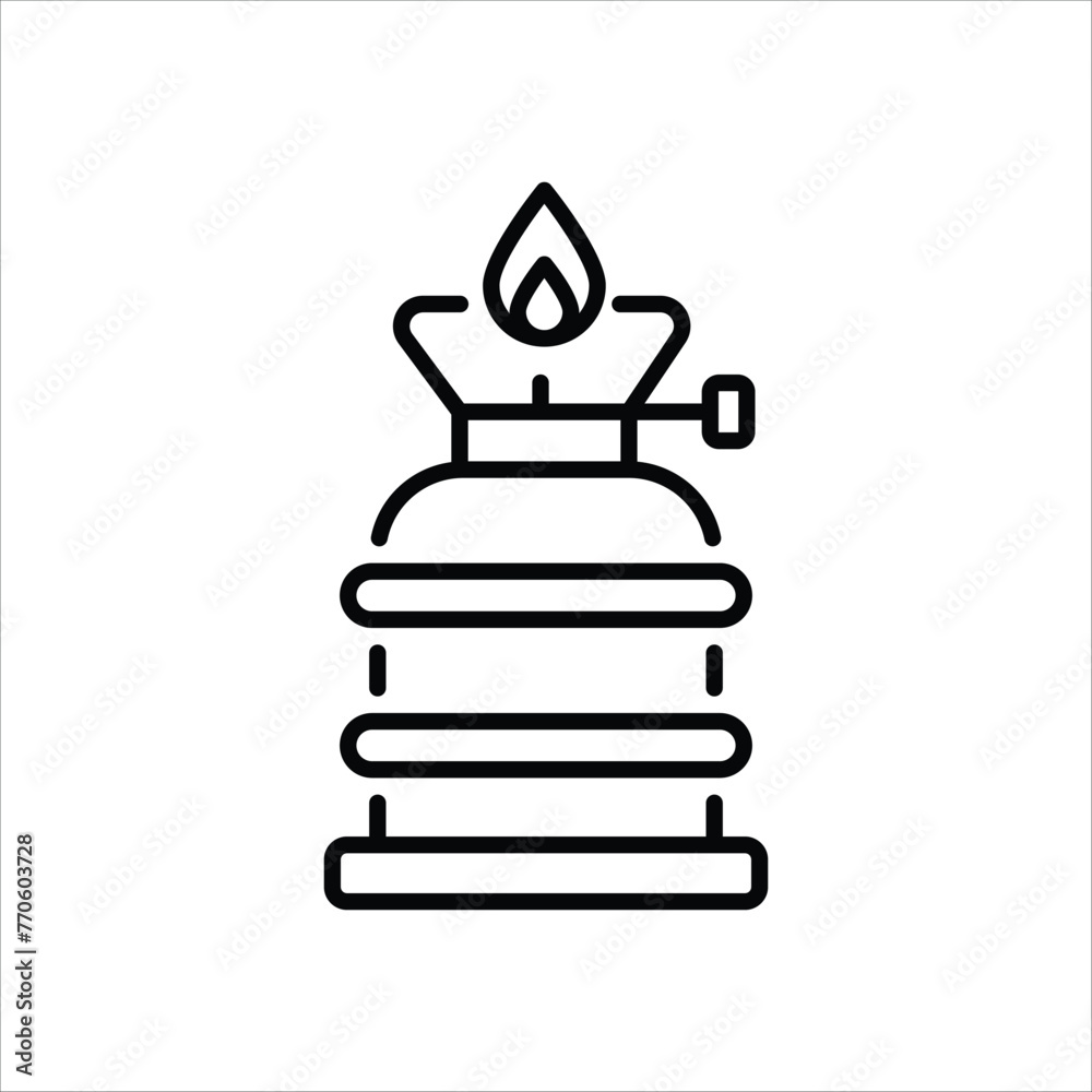Camping Gas icon editable stock vector Camping Gas icon editable stock vector