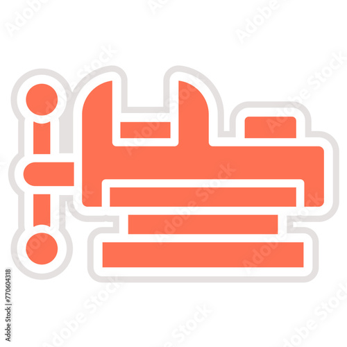 Vise Vector Icon Design Illustration