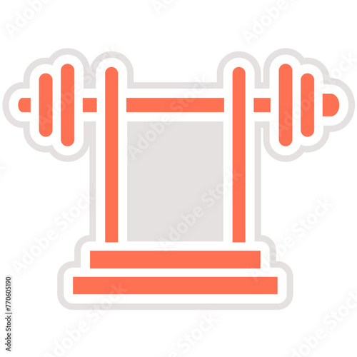 Weightlifting Vector Icon Design Illustration