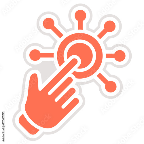 Interaction Vector Icon Design Illustration