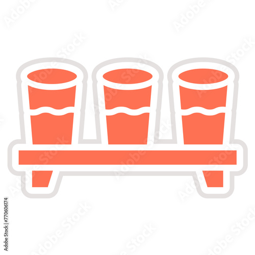 Shots Vector Icon Design Illustration