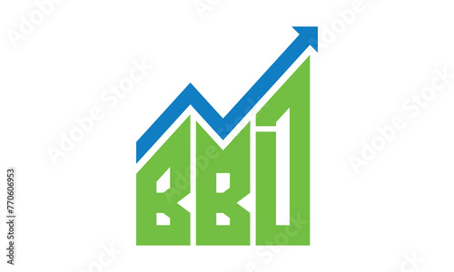 BBD financial logo design vector template.