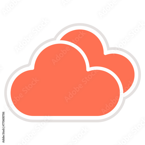 Cloud Vector Icon Design Illustration