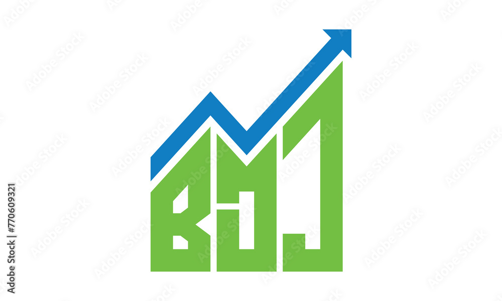 BDJ financial logo design vector template. BDJ financial logo design vector template.