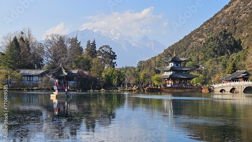 Lijiang, China, Yunnan, garden, Walking trails