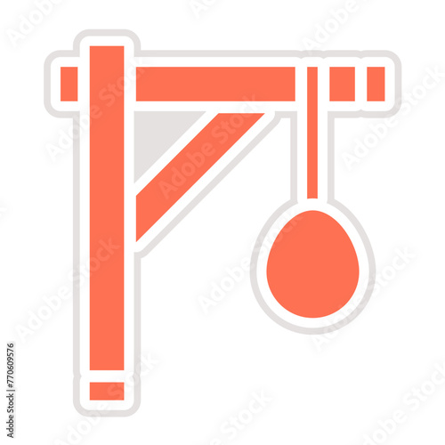 Gallows Vector Icon Design Illustration