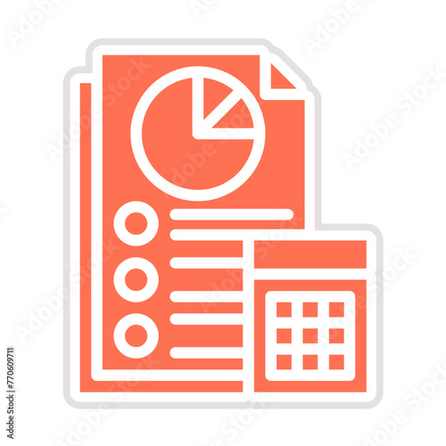 Accounting Vector Icon Design Illustration