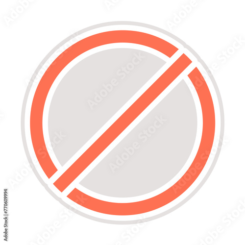 Do not disturb Vector Icon Design Illustration