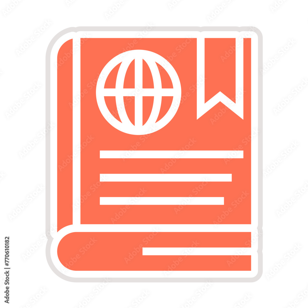 Journal Vector Icon Design Illustration Journal Vector Icon Design Illustration