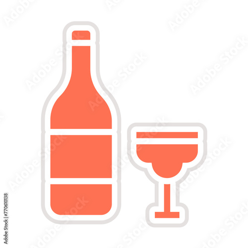 Drinks Vector Icon Design Illustration