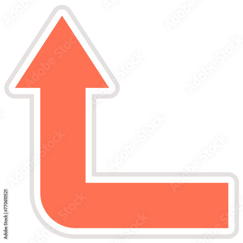Turn up Vector Icon Design Illustration