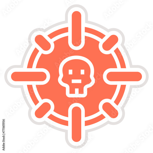 Headshot Vector Icon Design Illustration
