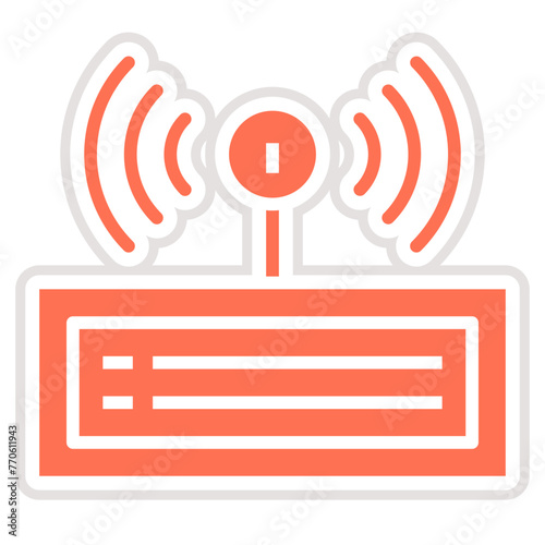 Livestream Vector Icon Design Illustration
