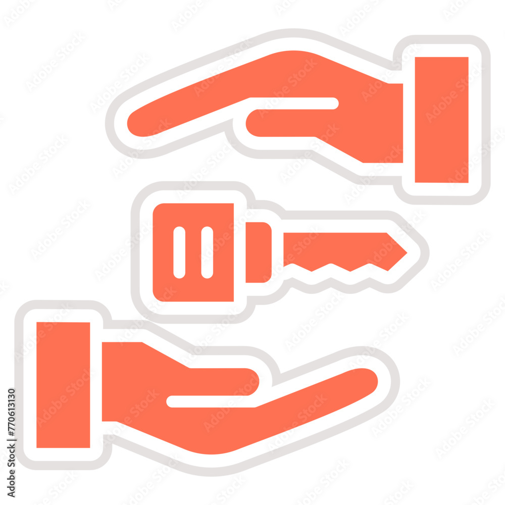 Closed End Lease Vector Icon Design Illustration Closed End Lease Vector Icon Design Illustration