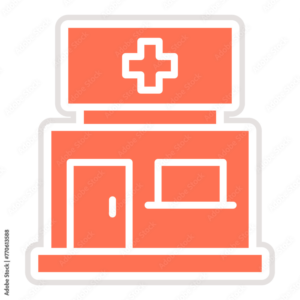 Obraz premium Pharmacy Vector Icon Design Illustration