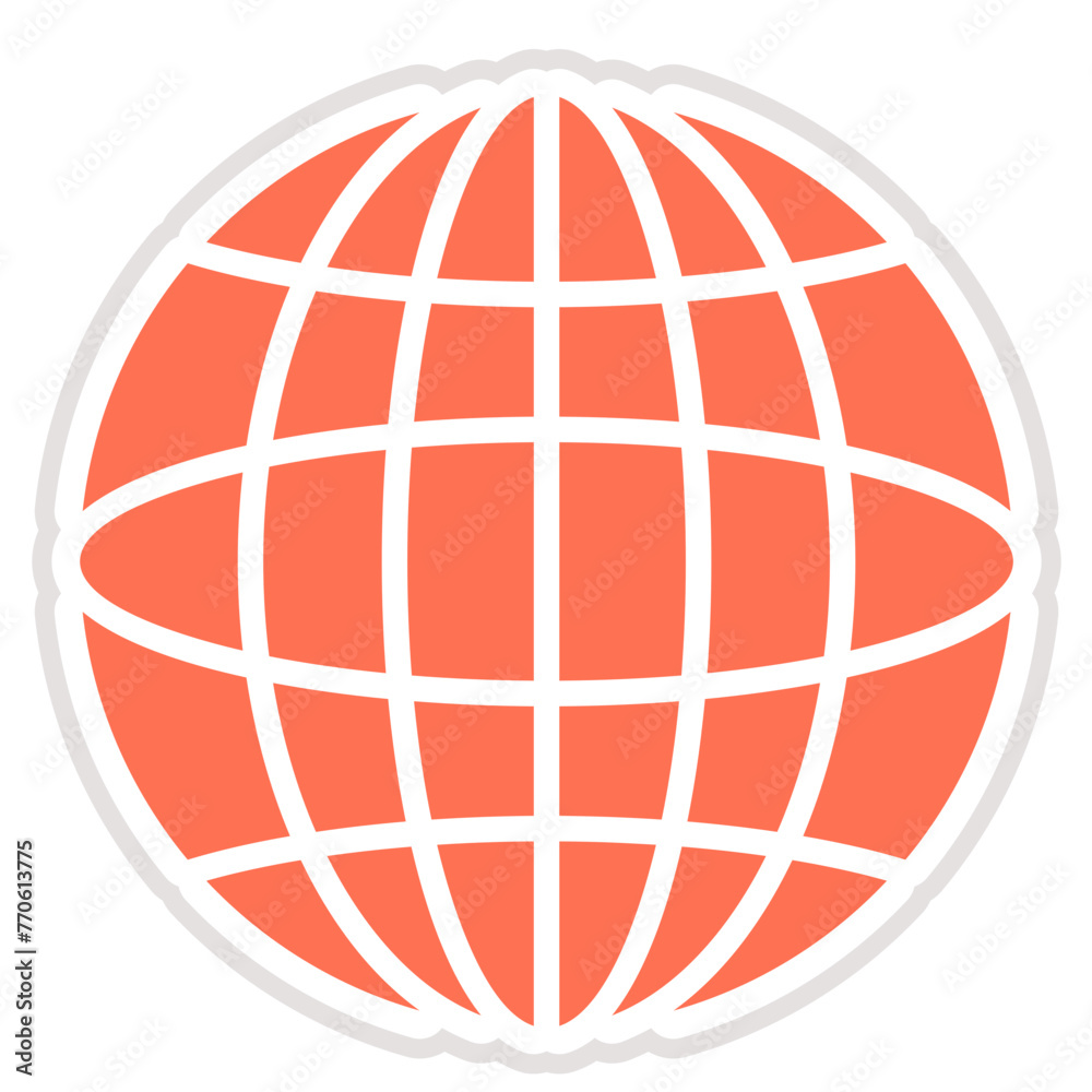 Global Communications Vector Icon Design Illustration