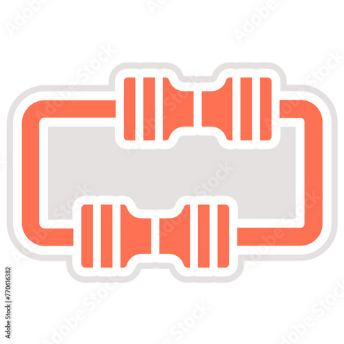 Resistance Vector Icon Design Illustration