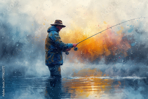 snowboarder jumping in the water