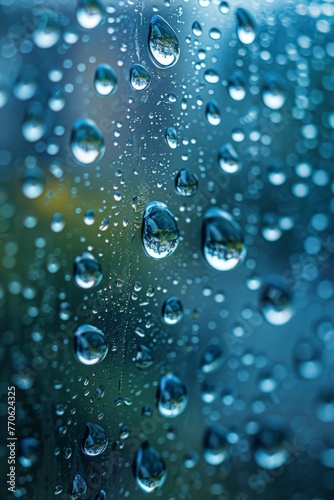 raindrops on the glass, clear background