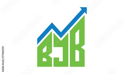 BJB financial logo design vector template.