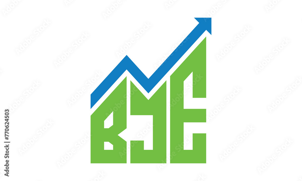 BJE financial logo design vector template. BJE financial logo design vector template.