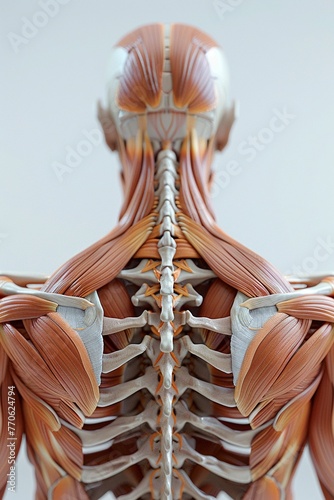 Generate an image depicting the deep muscles of the back, such as the erector spinae group photo