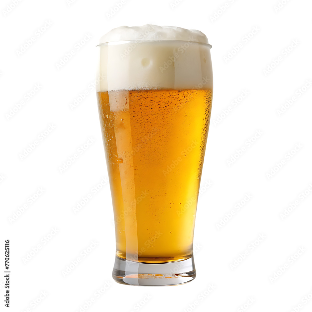 glass of beer isolated on transparent background glass of beer isolated on transparent background
