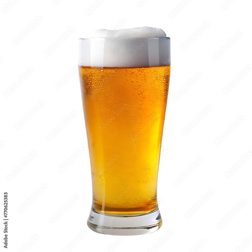 glass of beer isolated on transparent background glass of beer isolated on transparent background