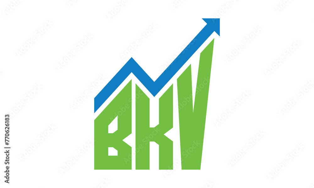 BKV financial logo design vector template. BKV financial logo design vector template.