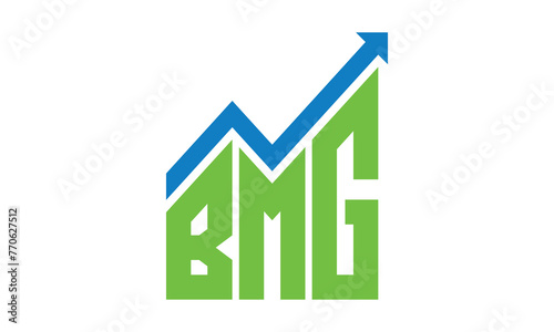BMG financial logo design vector template. photo