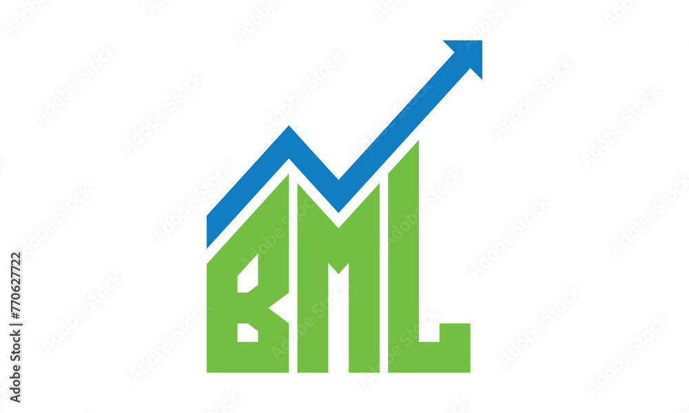 BML financial logo design vector template. BML financial logo design vector template.