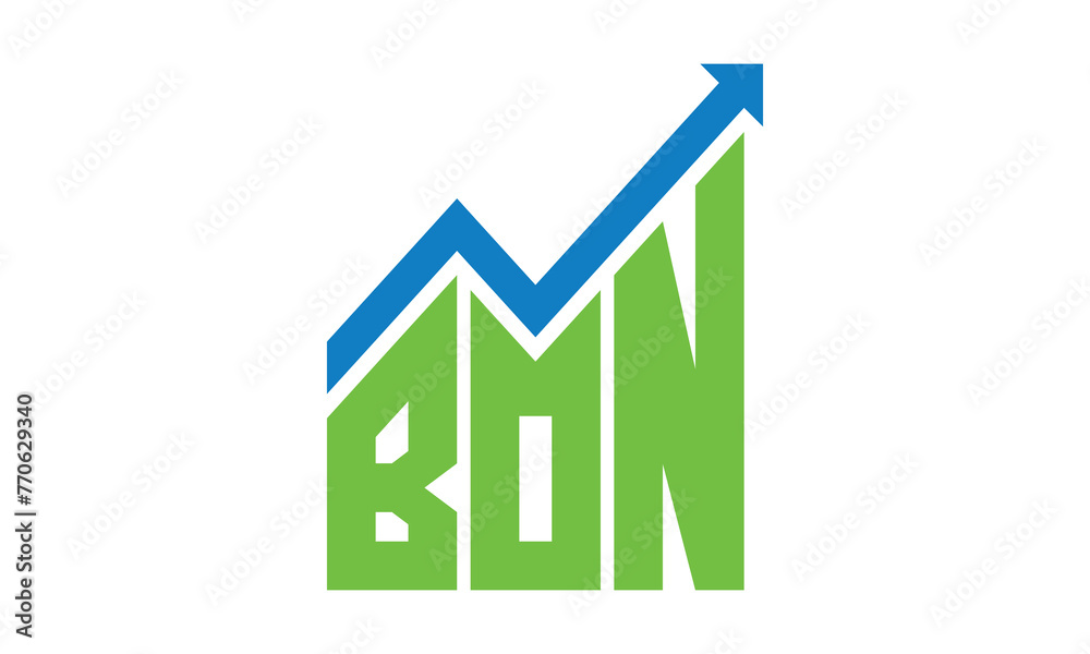 BON financial logo design vector template. BON financial logo design vector template.