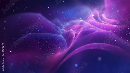 Swirl particles purple glitter background