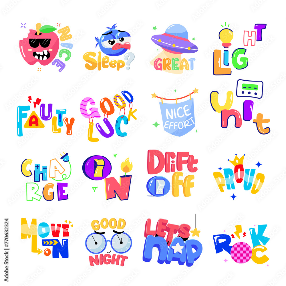 Text sticker of party flgs fun Text sticker of party flgs fun