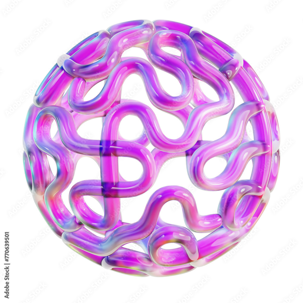 3d render iridescent holographic Modern fluid colorful gradient abstract shape geometry 3d render iridescent holographic Modern fluid colorful gradient abstract shape geometry