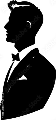 Foto silhouette of a man