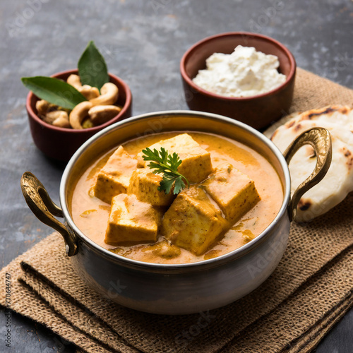 paneer korma, kurma or quorma is a popular