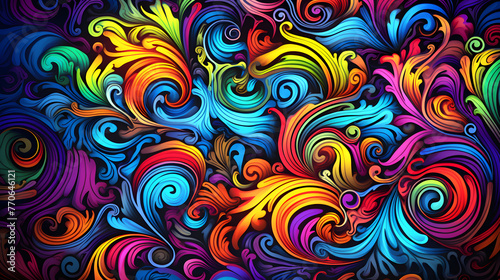 colorful spychedelic style wallpaper, psychedelic style wallpapper colorful vibe, trippy wallpaper, tipping