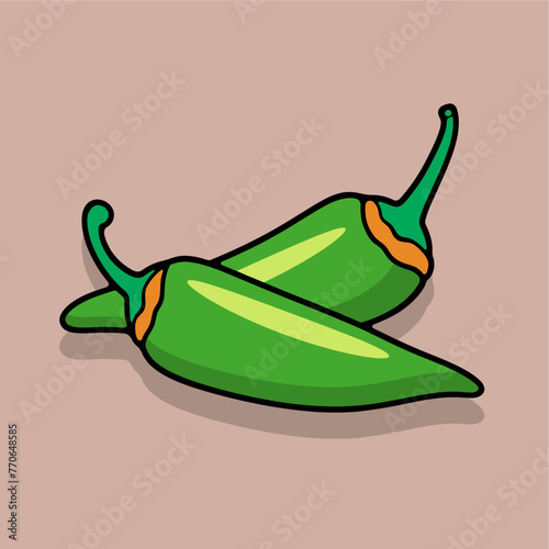 illustration jalapeno chili p...