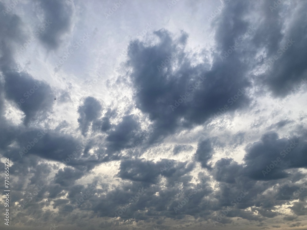 Obraz premium blue sky with clouds