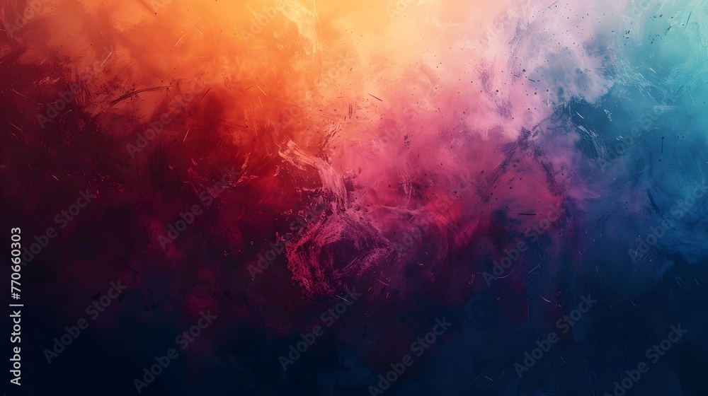 Vibrant Abstract Color Explosion Artistic Background Wallpaper - obrazy, fototapety, plakaty 