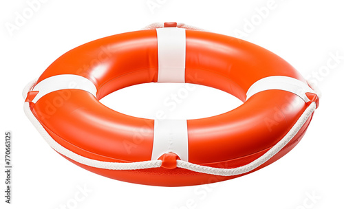 Life Preserver for Beach Summer Isolated on Transparent Background
