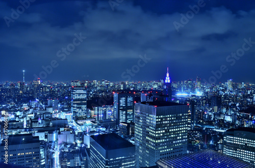 東京都庁展望室の夜景
