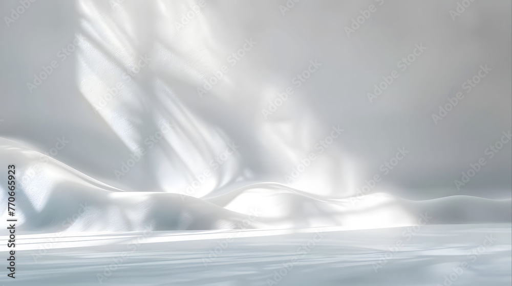 Light and Shadow Play on Light Gray Background for Sleek Product Presentation Light and Shadow Play on Light Gray Background for Sleek Product Presentation