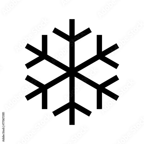 christmas gift box with snowflakes