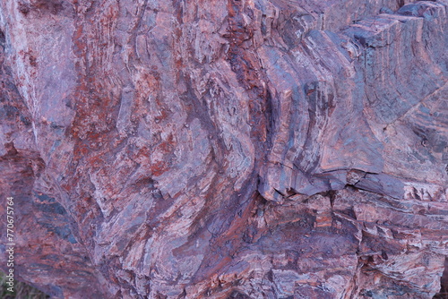 Fotografie Texture of huge iron ore stone, raw material, natural resource, industrial, geol